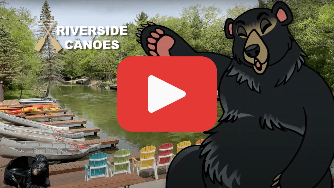 Riverside canoe & kayak trips video